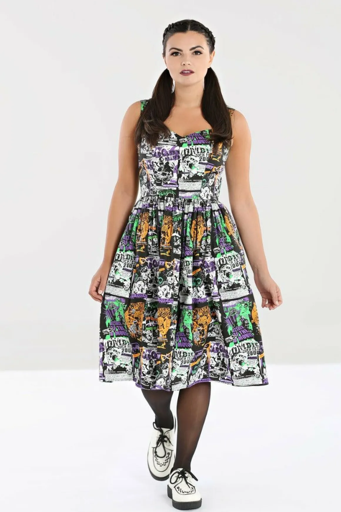 Be Afraid 50'S Dress