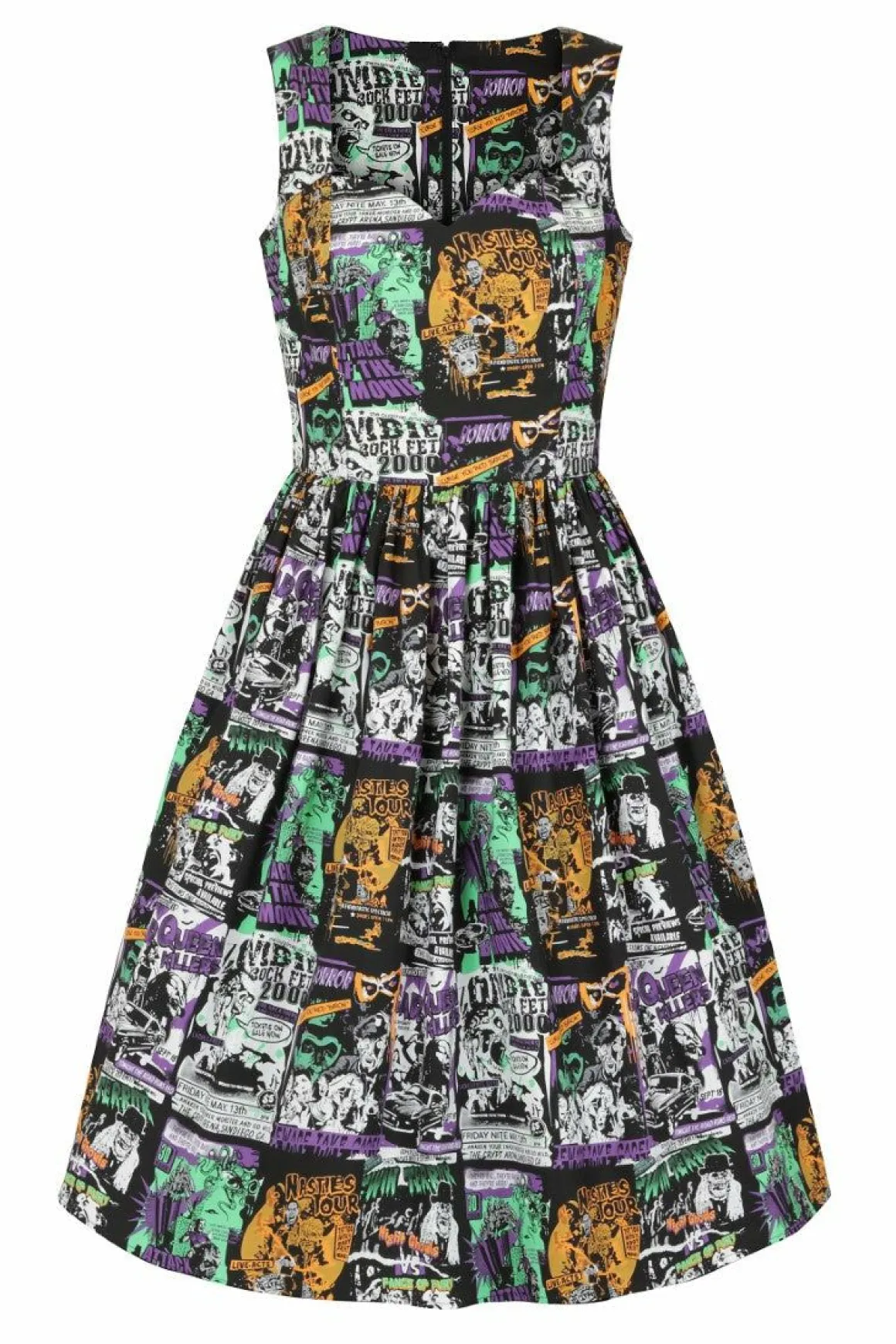 Be Afraid 50'S Dress