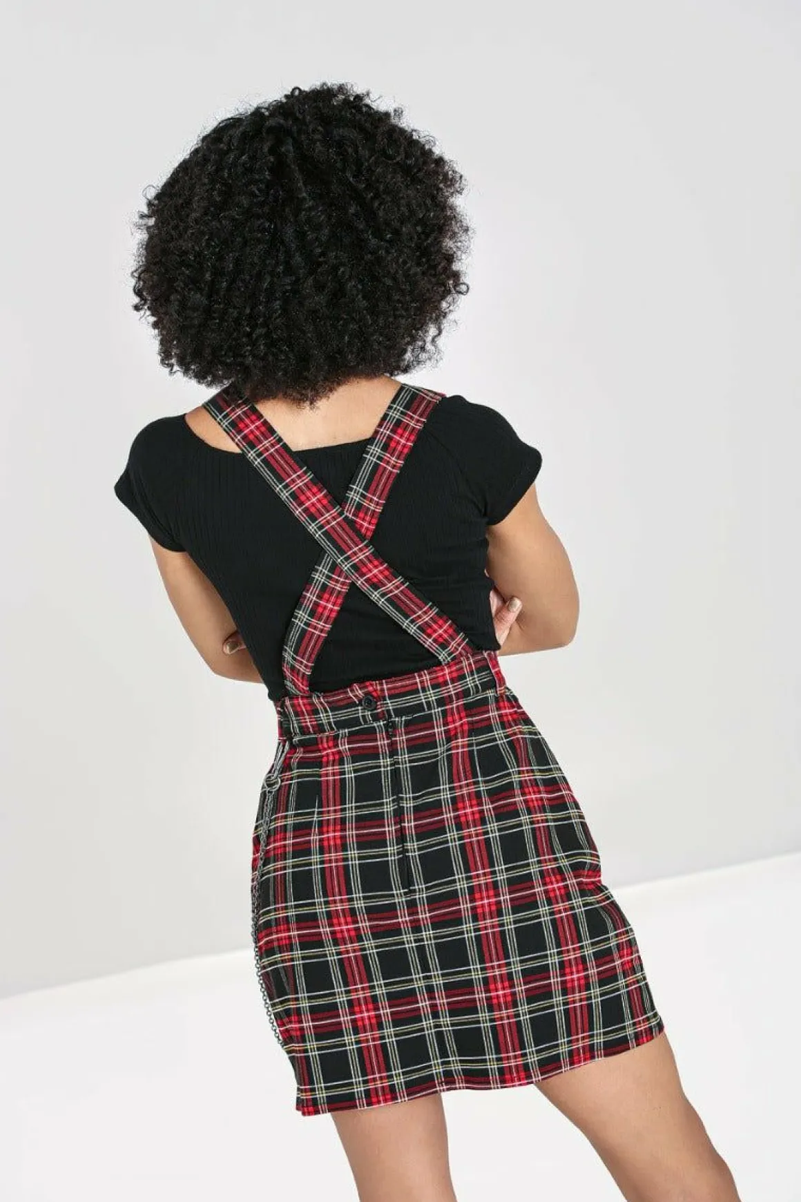 Clash Pinafore Dress