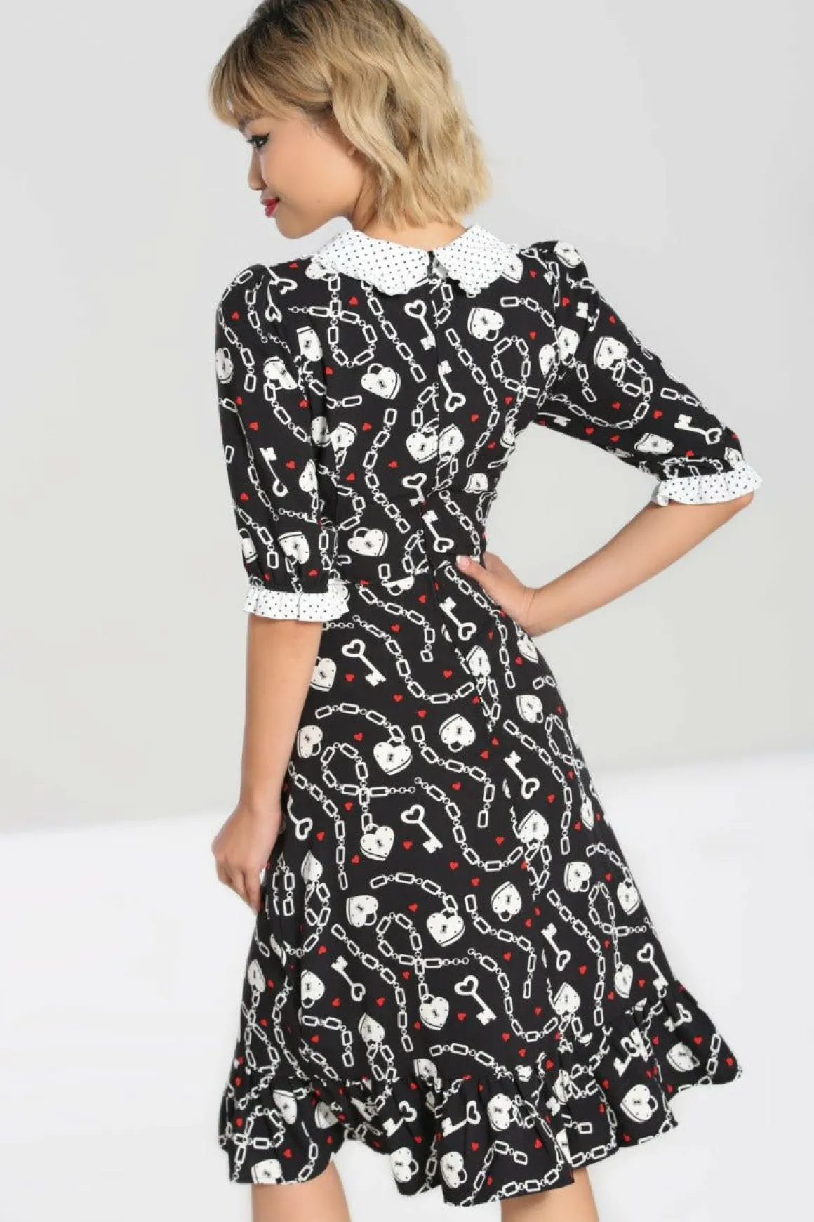Heart Lock Mid Dress