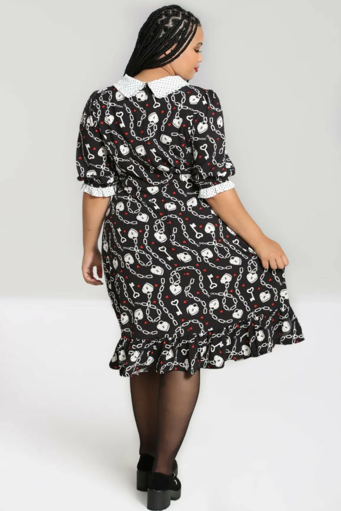 Heart Lock Mid Dress