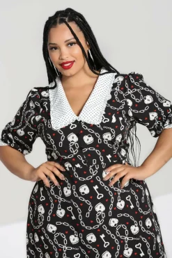 Heart Lock Mid Dress