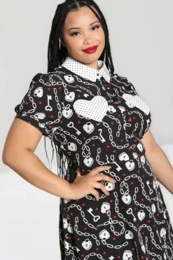 Heart Lock Mini Dress
