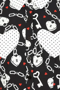 Heart Lock Mini Dress