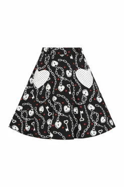 Heart Lock Mini Skirt