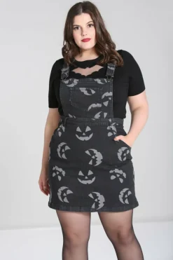 Jack-O-Lantern Pinafore Dress