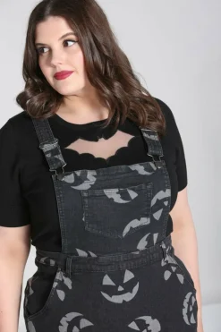 Jack-O-Lantern Pinafore Dress
