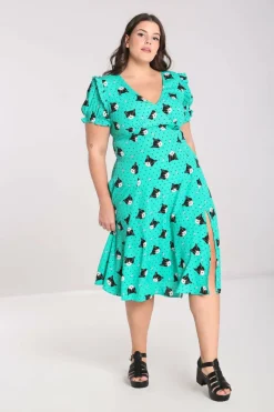 Love Cats Midi Dress