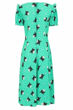 Love Cats Midi Dress