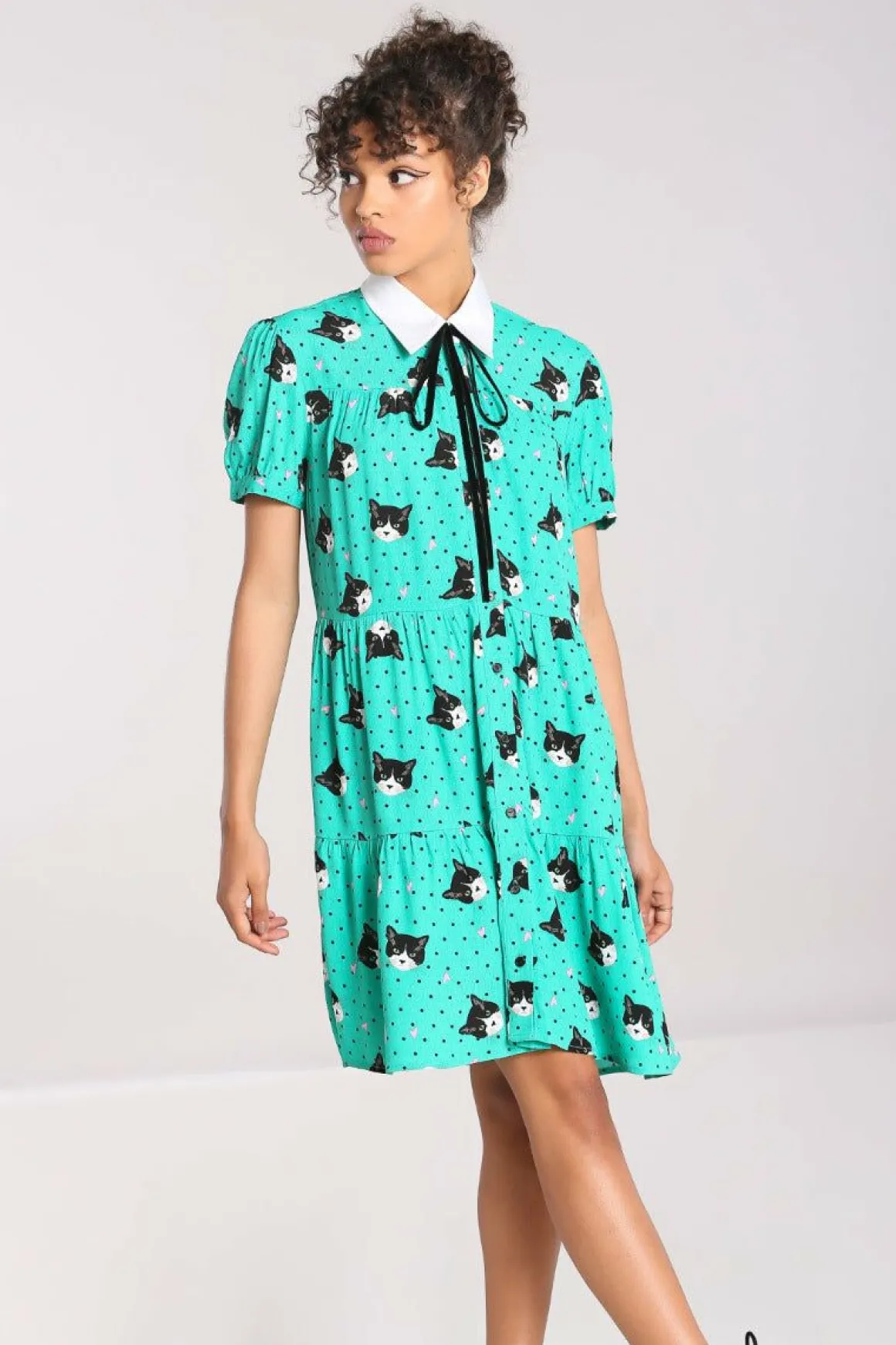 Love Cats Mini Dress