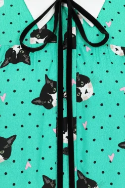 Love Cats Mini Dress