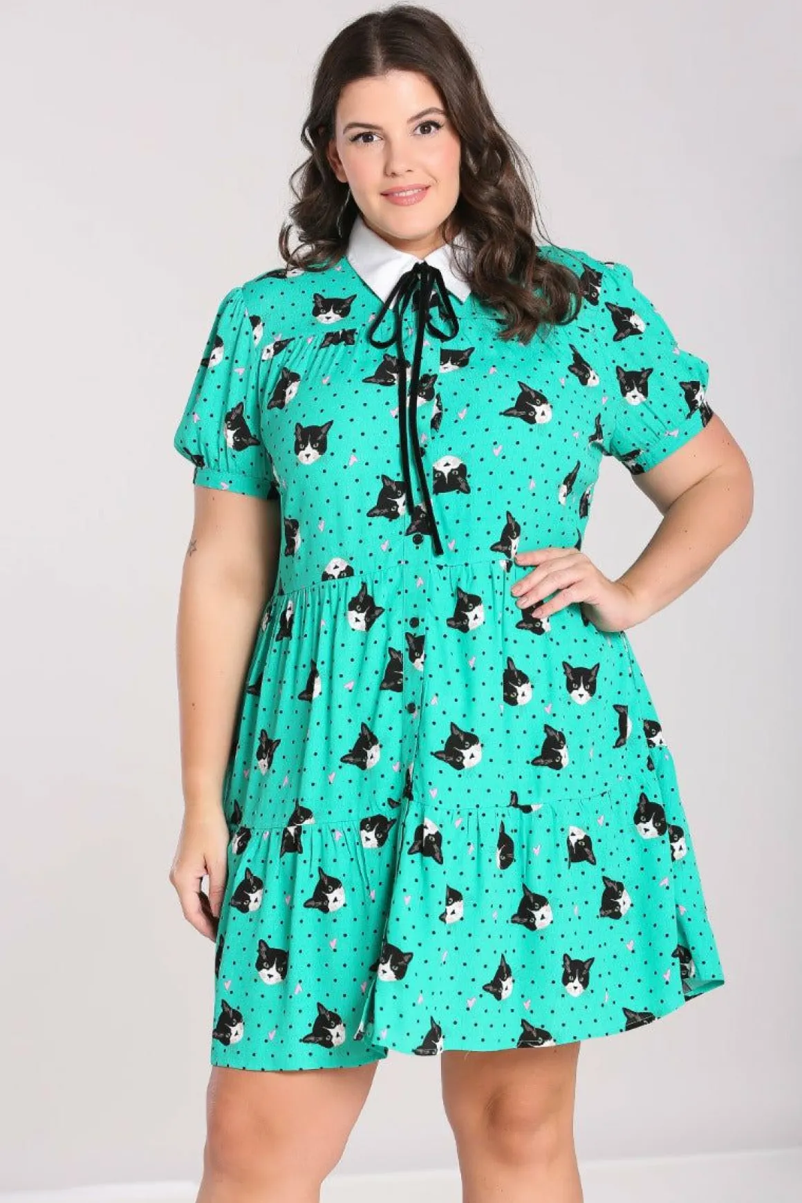 Love Cats Mini Dress