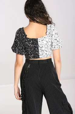 Safety Pin Crop Top