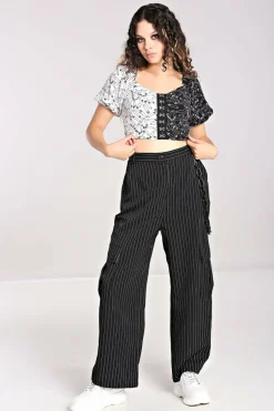Safety Pin Crop Top
