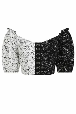 Safety Pin Crop Top