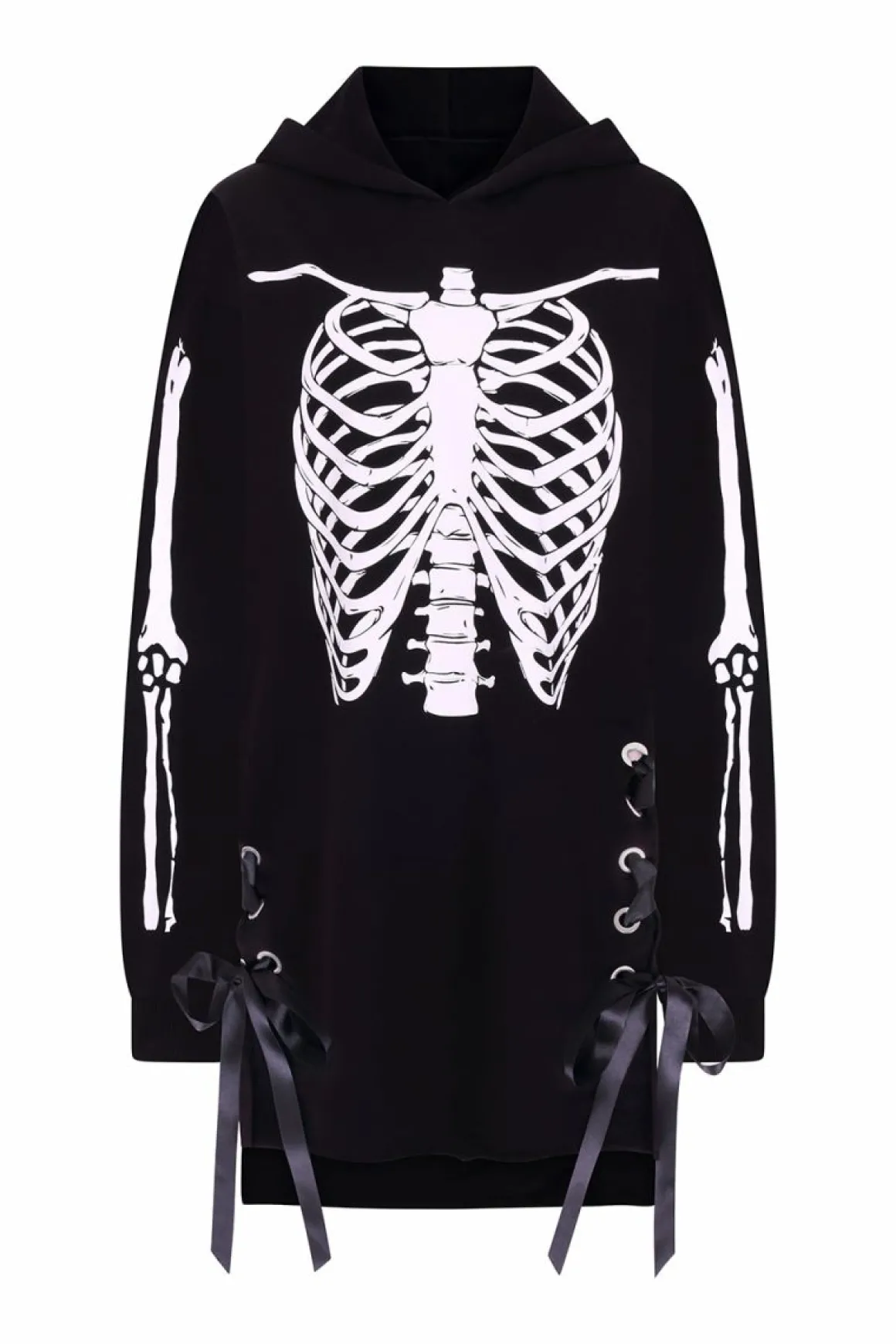 Skeleton Hoodie Dress