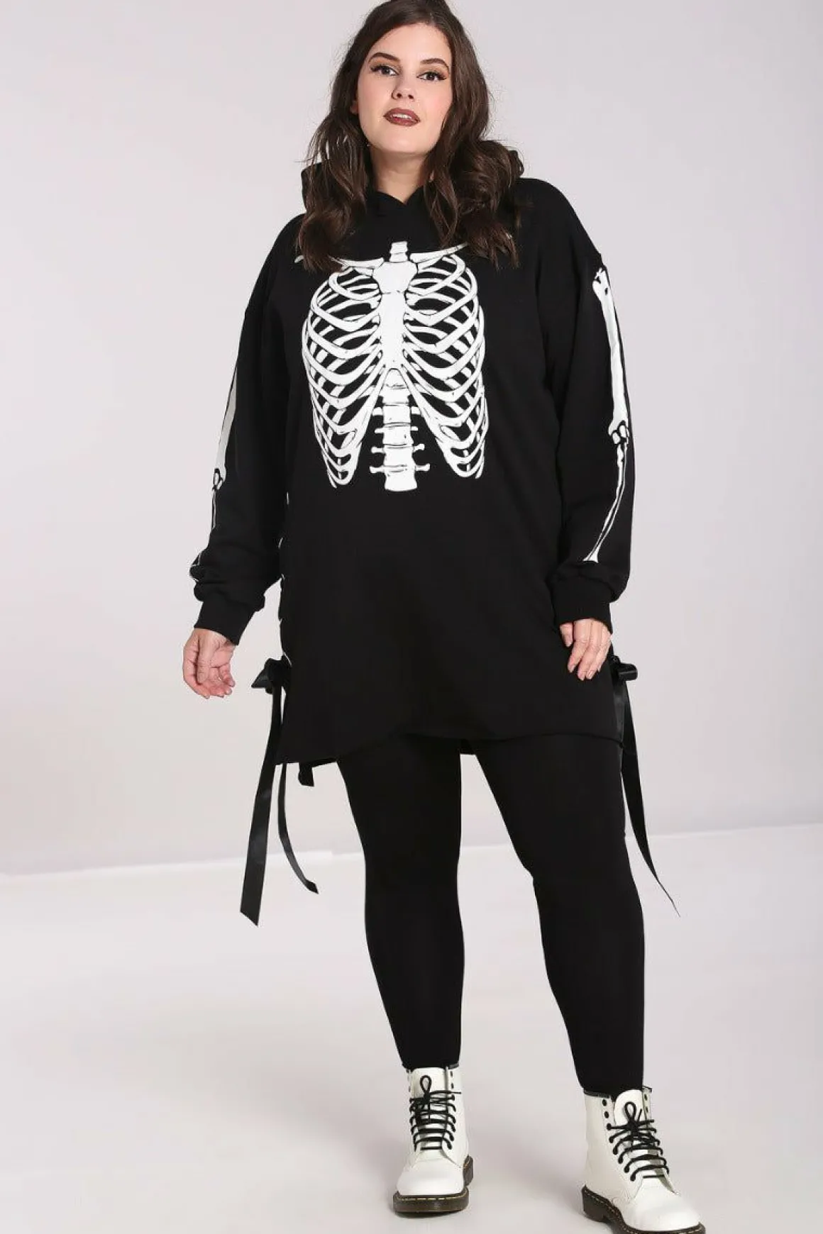 Skeleton Hoodie Dress