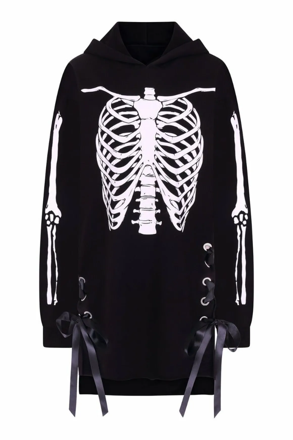Skeleton Hoodie Dress
