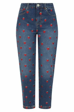 Strawberry Denim Jeans