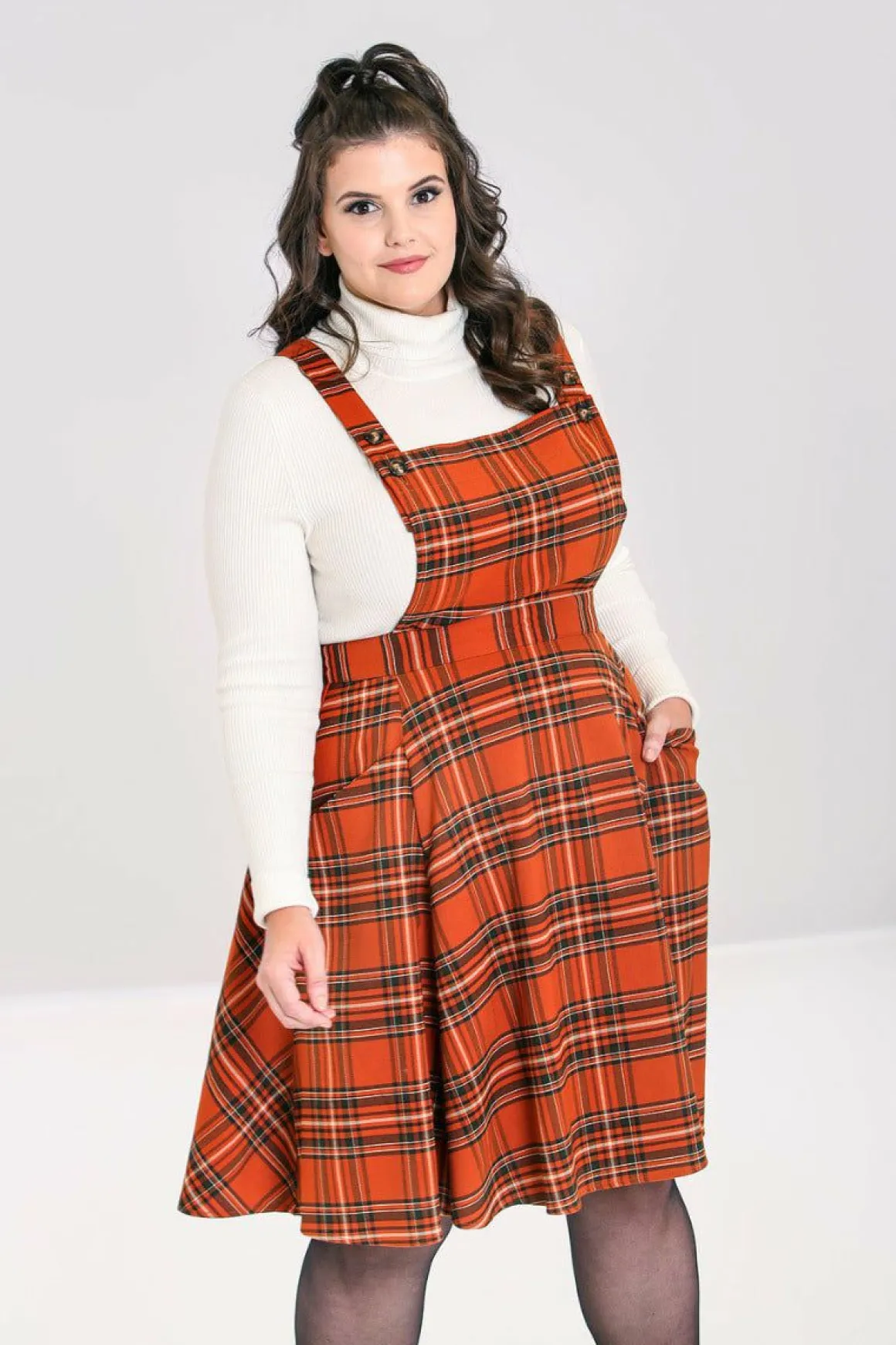 Tawny Pinafore Dress