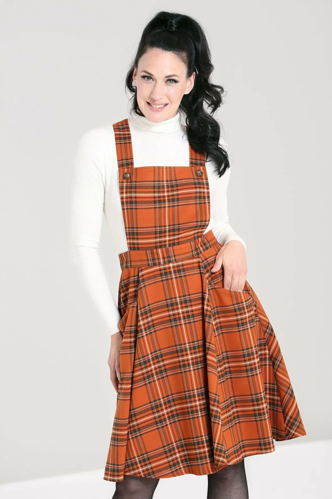 Tawny Pinafore Dress