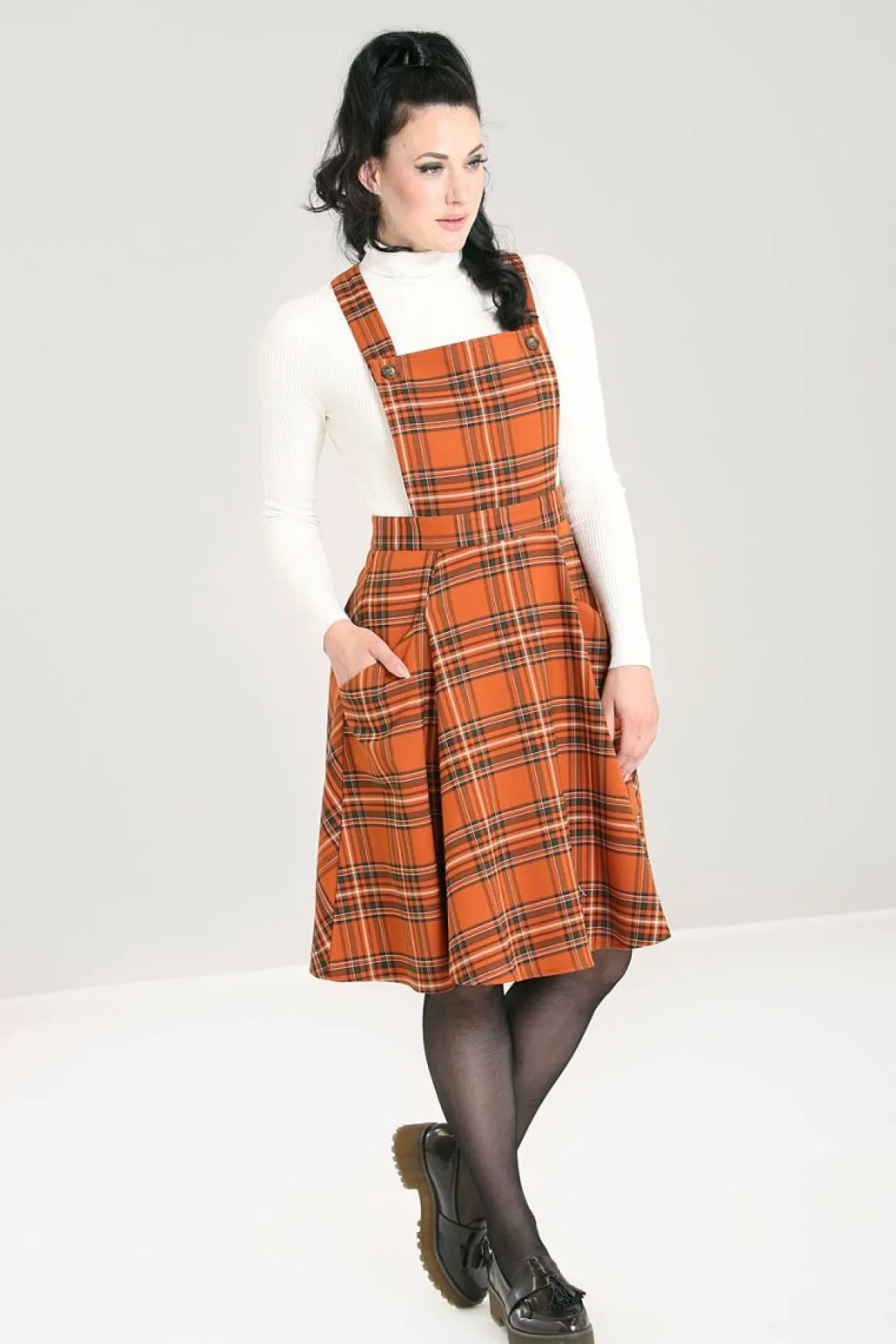 Tawny Pinafore Dress
