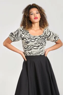 Zebra Crop Top