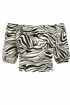 Zebra Crop Top